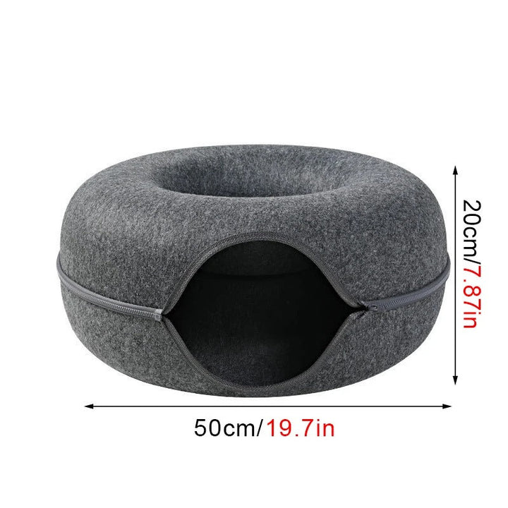 Lisslune | PetRest - Cozy Cat Bed Donut Bed for Ultimate Comfort