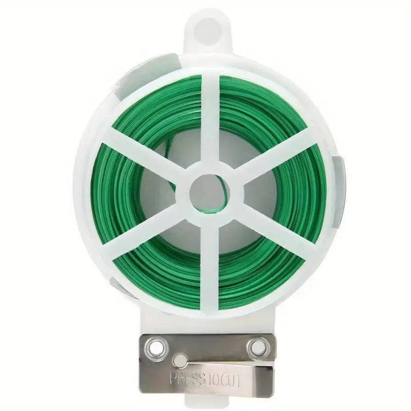 Lisslune | Garden Wire Twist Band – 50m Roll for Plants and Gardening