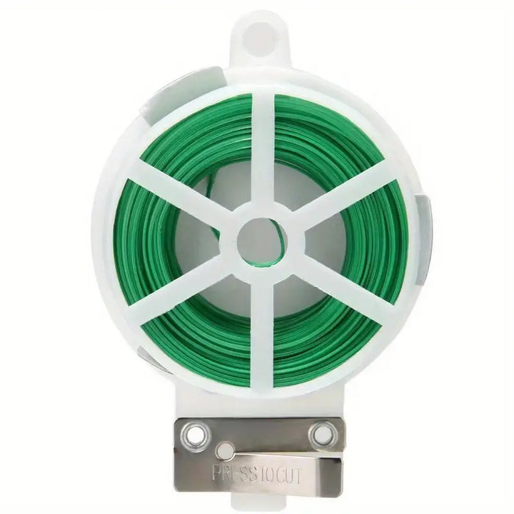 Lisslune | Garden Wire Twist Band – 50m Roll for Plants and Gardening