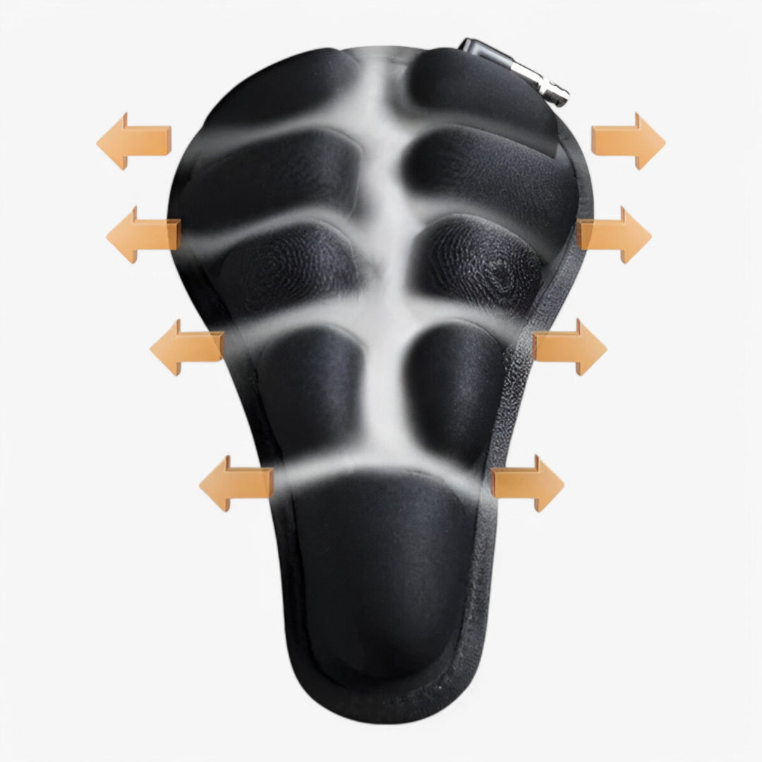 Lisslune | AirSeat | Shock-Absorbing, Sweat-Free & Ultra-Comfortable Bike Seat Cushion