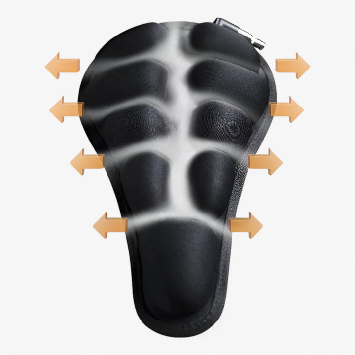 Lisslune | AirSeat | Shock-Absorbing, Sweat-Free & Ultra-Comfortable Bike Seat Cushion