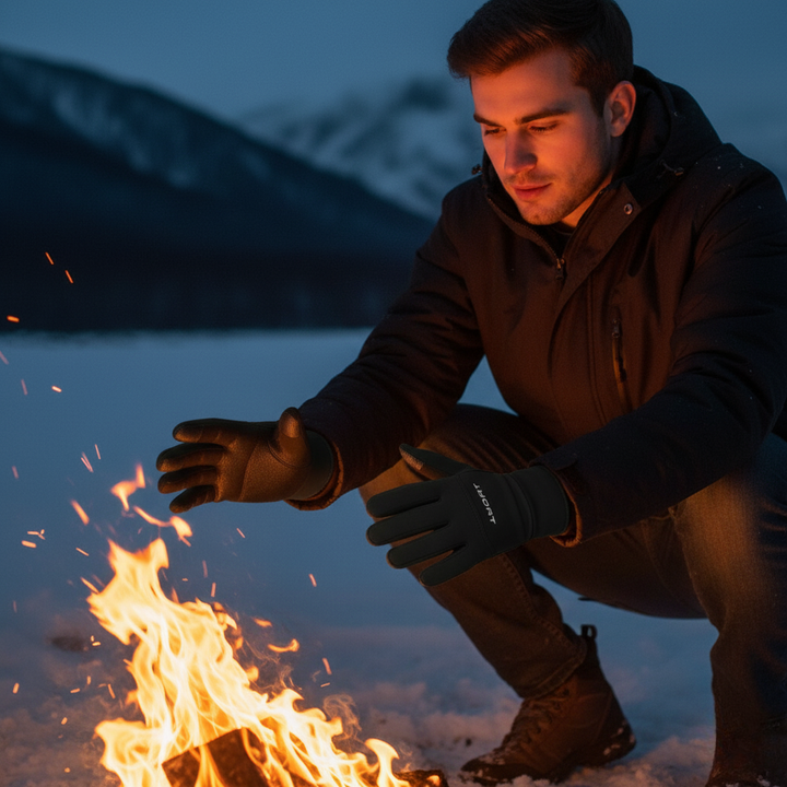Lisslune | Winter gloves with grip for snow, rain & cold