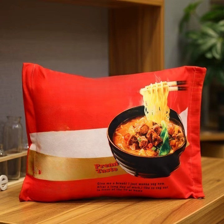 Lisslune | Comfort Food Noodle Snuggle Throw Blanket