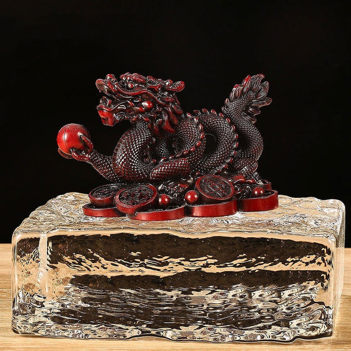 Lisslune | Fortune Dragon Resin Decor for Home & Office