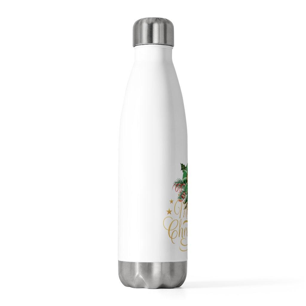 Lisslune | Festive 20oz Stainless Steel Insulated Water Bottle for Christmas Parties