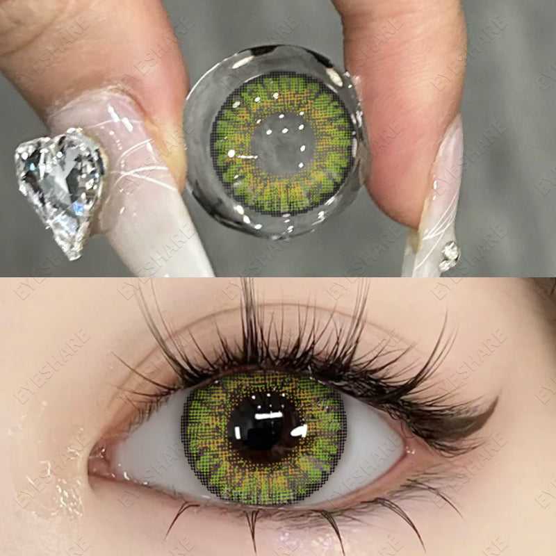 Rynx 3TONE Green 14.5 mm 1 Pair | 1 Year