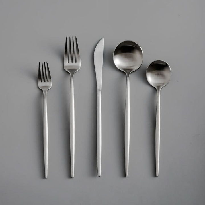 Lisslune | Minimalist Stainless Steel Cutlery Set