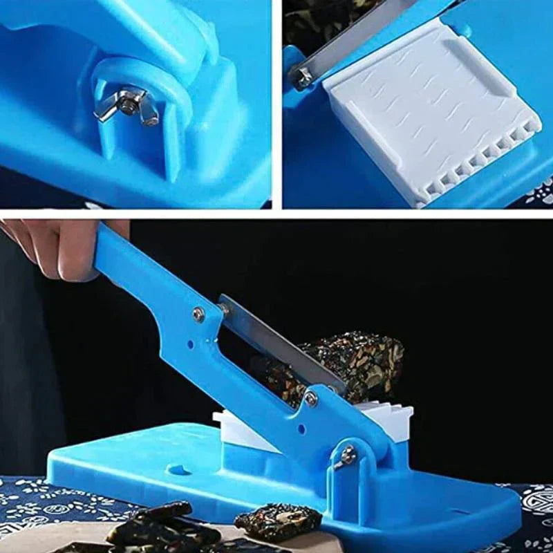 Lisslune | Manual Multifunctional Food Slicer – Robust Meat & Vegetable Slicer for Frozen Goods