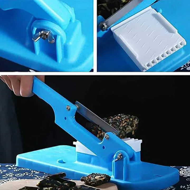 Lisslune | Manual Multifunctional Food Slicer – Robust Meat & Vegetable Slicer for Frozen Goods