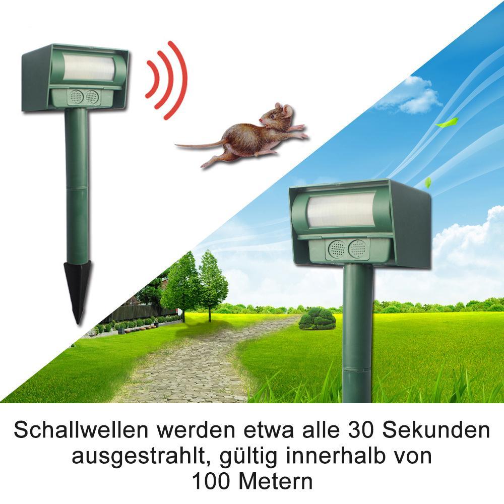 Lisslune | Solar-powered Ultrasonic Pest Mouse Repeller