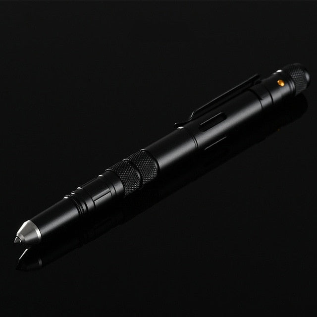 Lisslune | Tactical Pen Flashlight Bottle Opener Emergency Glass Cutter