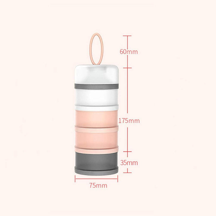 Lisslune | 4-Compartment Stackable Portion Control Containers