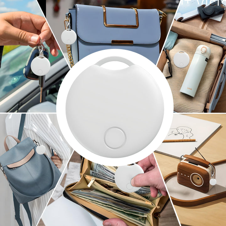 Lisslune | Universal Luggage Tracker | Compact, Bluetooth-Compatible & Ideal for Travel Security
