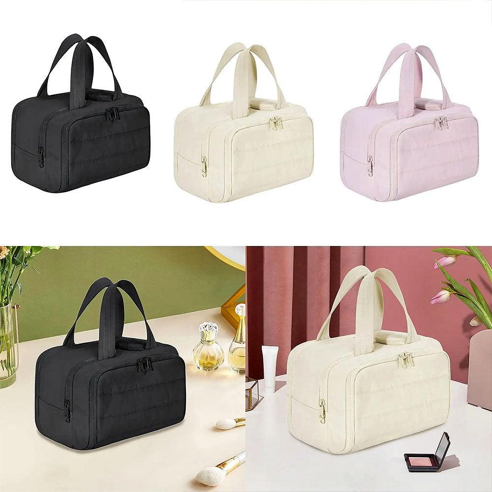 Lisslune | 4-in-1 Puffy Toiletry Bag for Women – Large Travel Makeup & Skincare Organiser