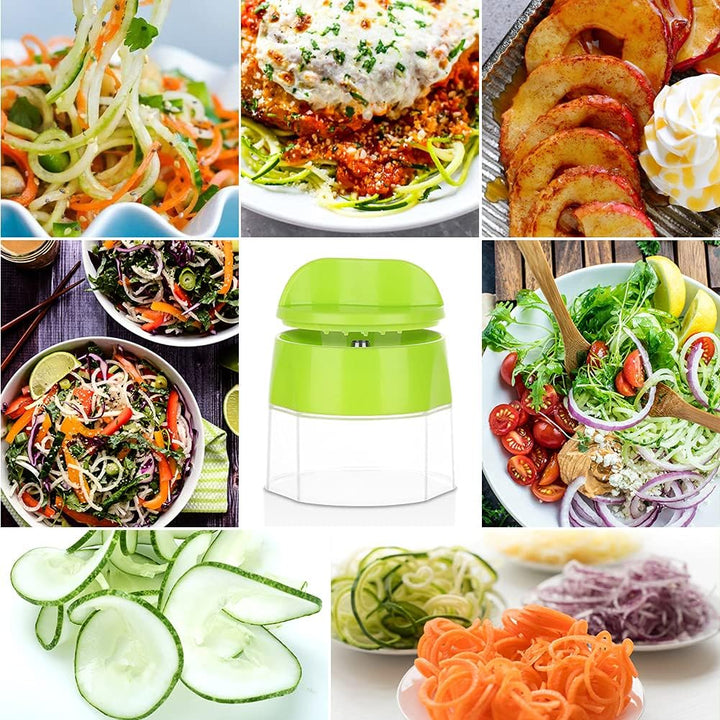 Lisslune | 4-in-1 Zoodle Maker – Vegetable Spiralizer