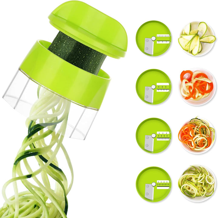 Lisslune | 4-in-1 Zoodle Maker – Vegetable Spiralizer