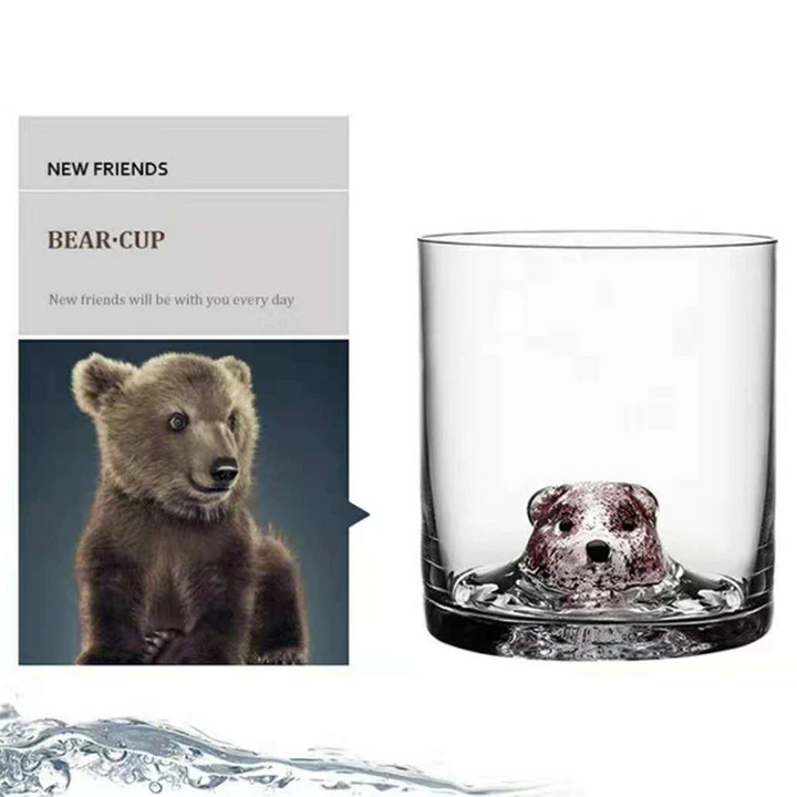 Lisslune | 3D Animal Ultra Clear Unique Wine Glass