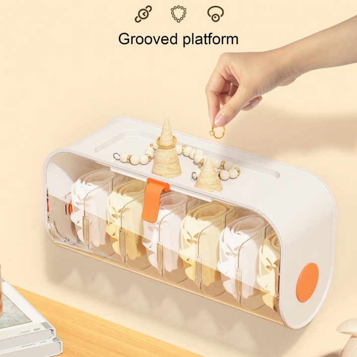Lisslune | Punch-Free Wall Clothes Organizer Storage Box