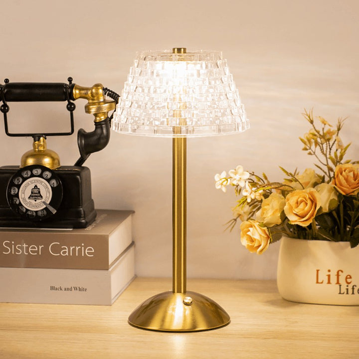 Lisslune | AuraGlow Table Lamp - Rechargeable LED Lamp with Dimming Function