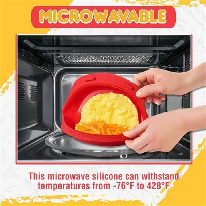 Lisslune | Non-Stick Microwave Omelette Maker