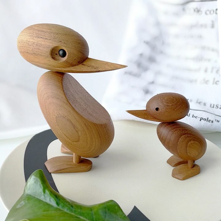Lisslune | Wooden Classic Danish Puppet Duck Home Decor