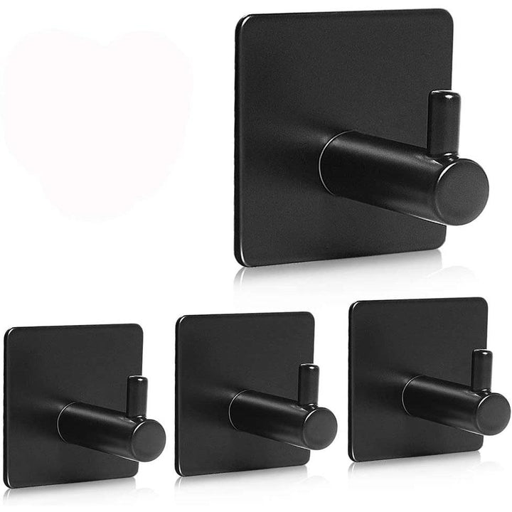 Lisslune | 4-Pack: Heavy Duty Durable 304 Stainless Steel Wall Hooks