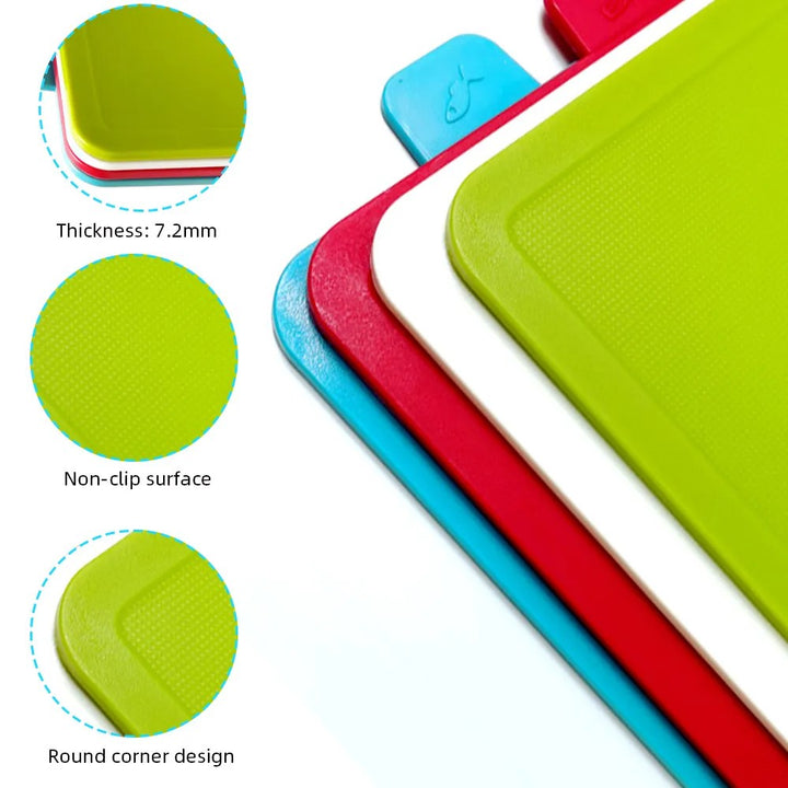 Lisslune | 4-Piece Chopping Board Set with Holder - PrepTidy