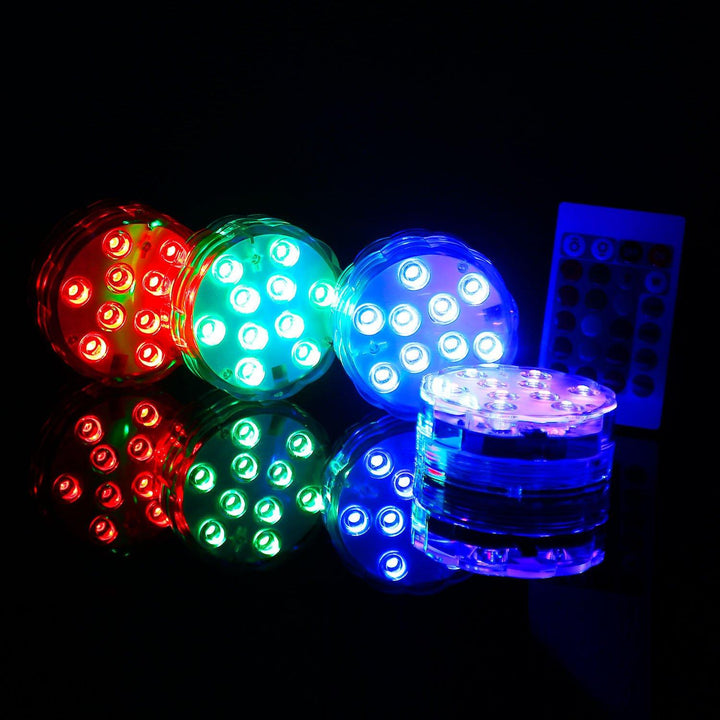 Lisslune | 4-Piece: Underwater RGB LED Lights