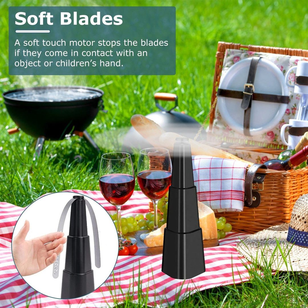 Lisslune | 4-Piece: Fly Repellent Fan Table Battery Operated Insect Repellent