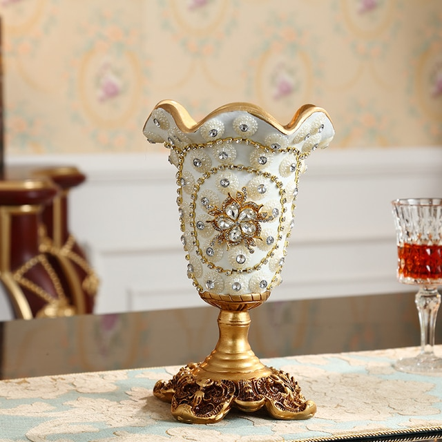 Lisslune | European Luxury Diamond Resin Vase