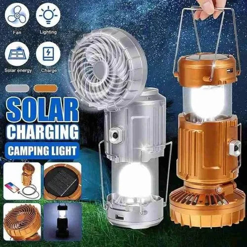 Lisslune | Portable LED Camping Lamp With Fan