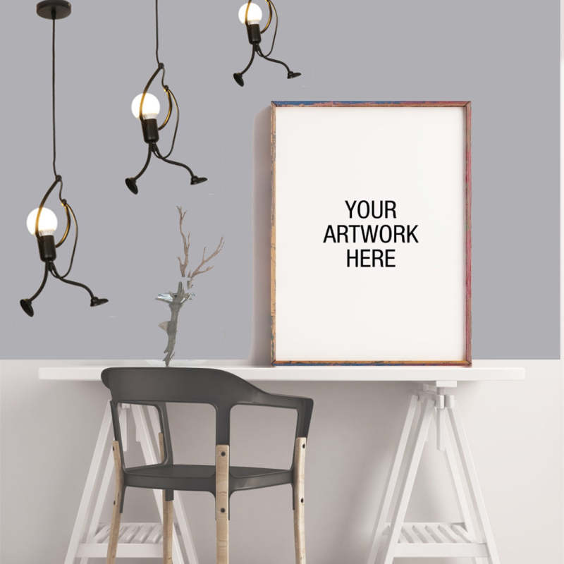Lisslune | Retro Iron Man Pendant Light