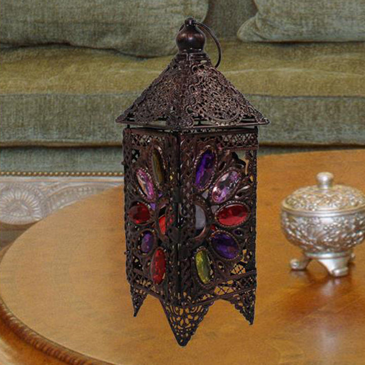 Lisslune | Zafira – eclectic metal night lamp with boho charm