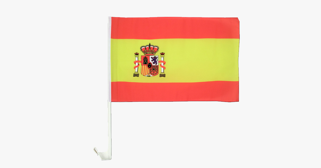 Lisslune | Spanish Flag Car Window Pole Decoration – Be all Spanish with your patriotic self!