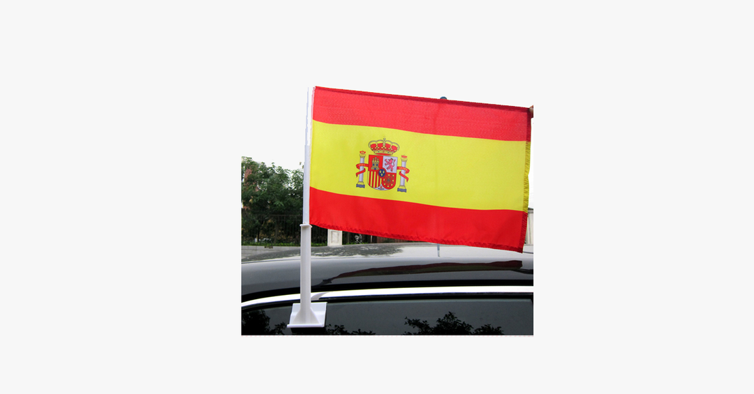Lisslune | Spanish Flag Car Window Pole Decoration – Be all Spanish with your patriotic self!