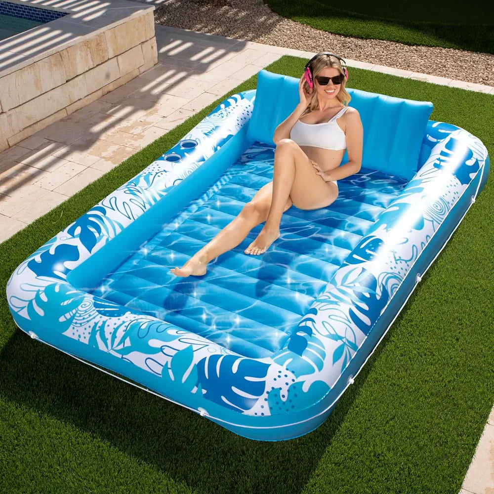 Lisslune | SunLounge Inflatable Sun Pool – Comfortable Lounger for Garden or Balcony