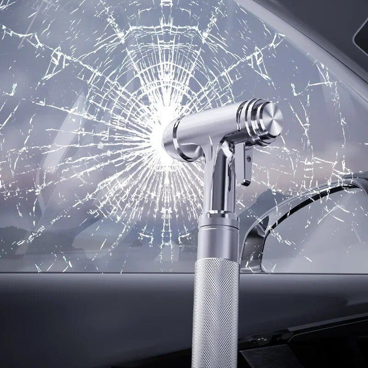 Lisslune | Emergency exit tool for car: 3-in-1 safety hammer, seatbelt cutter and window breaker - alloy material
