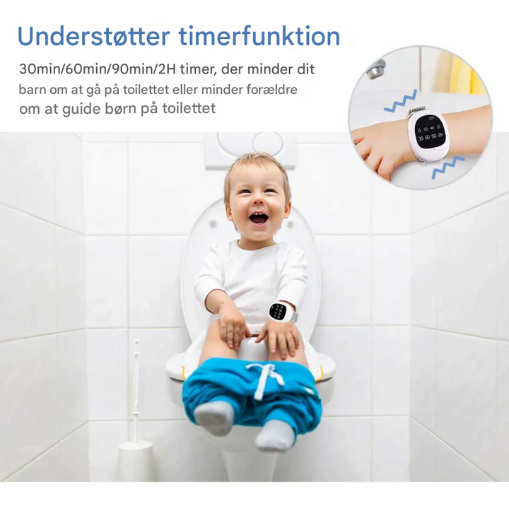 Lisslune | Wireless Bedwetting Alarm with Vibration Signal & Timer Function - USB Rechargeable