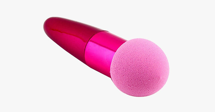 Lisslune | Sponge Foundation Round Makeup Brush - Perfect for Naturally Looking Makeup