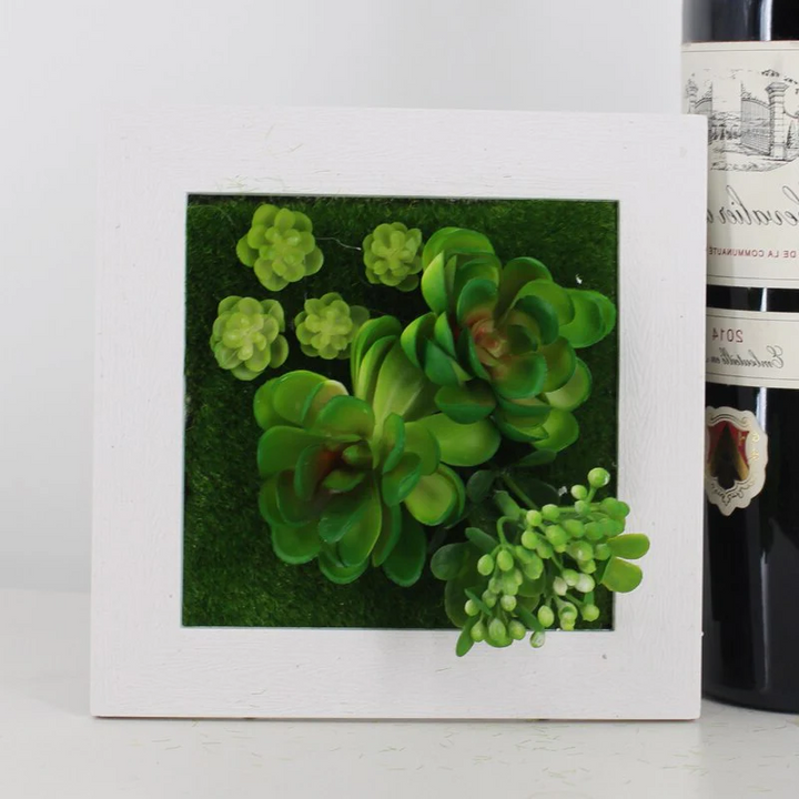 Lisslune | GreenFrame Wall Decoration – 3D Art Plant in Modern Hanging Frame