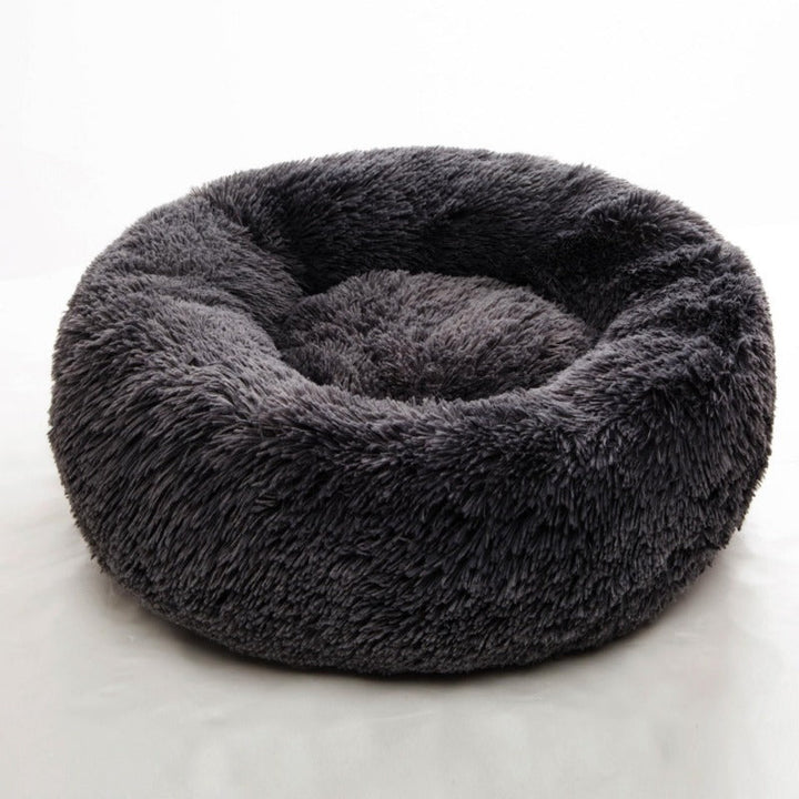 Lisslune | Beef Plush Calming Donut Dog Bed for Small to Large Dogs