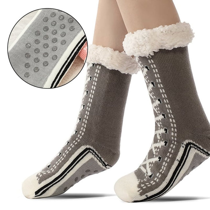 Lisslune | Ultra-thick Cashmere Slippers Socks S