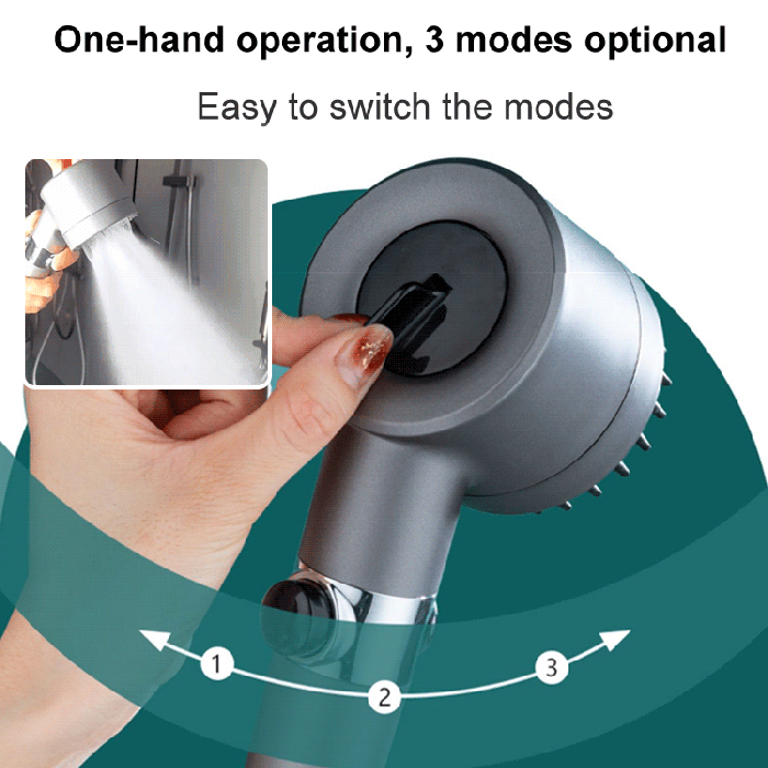 Lisslune | Shower head – PowerSpray – increased pressure – Spa experience