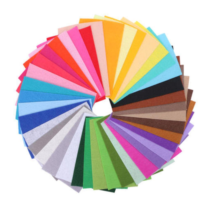 Lisslune | Colorful 40-piece fleece felt crafting set for creative DIY projects