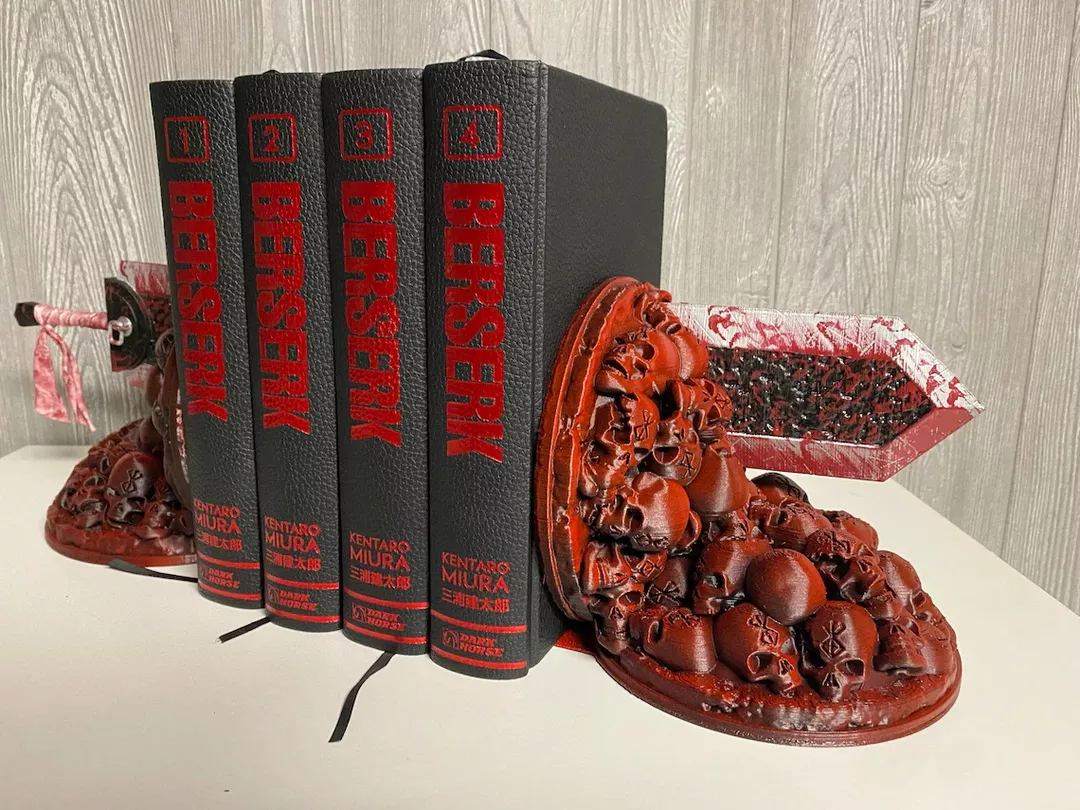 Lisslune | Berserk Bookends - Dragonslayer,Gift for she|him
