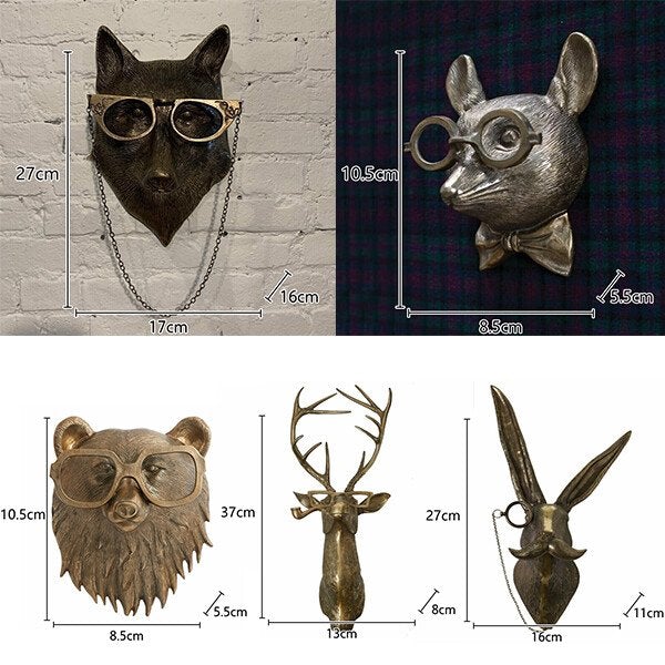 Lisslune | Frankie the Stag Wall Mount
