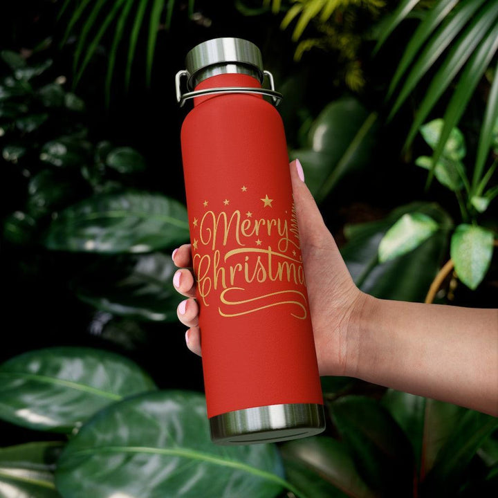 Lisslune | Vacation Joy Vacuum Insulated Stainless Steel Water Bottle - 22 Oz with Wide Neck
