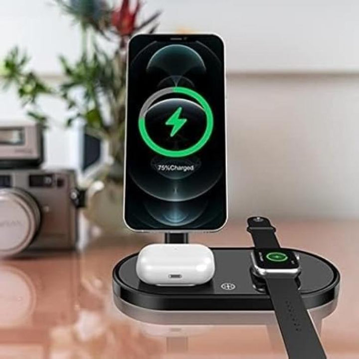 Lisslune | 3-in-1 MagSafe Wireless Charger, effortless, all-in-one charging for your Apple devices