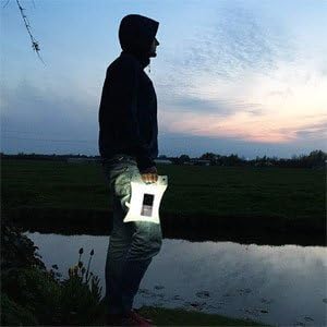 Lisslune | Solar lamp in transparent bag – Energy-saving LED lamp for garden and outdoor use