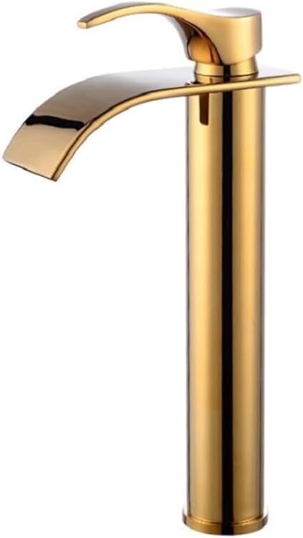 Lisslune | Vanity faucet waterfall faucet brass vanity faucet mixer tap